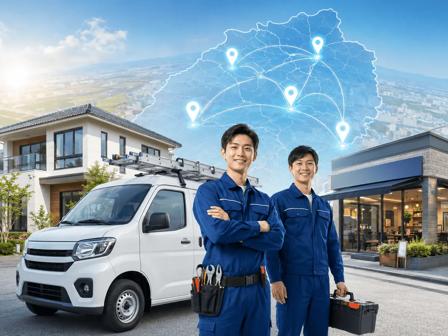 彰化在地住宅與工程服務區域